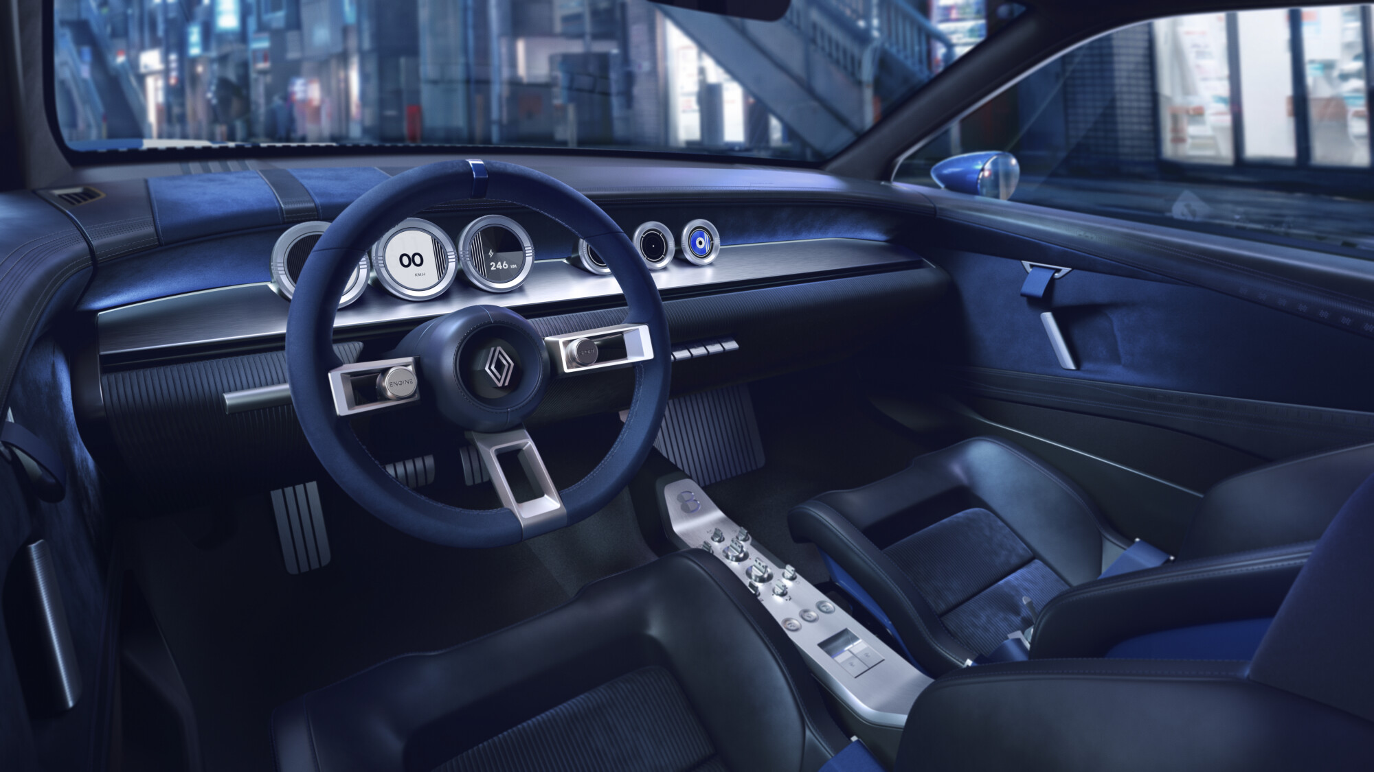 Détails de design du Renault 8 Gordini Concept