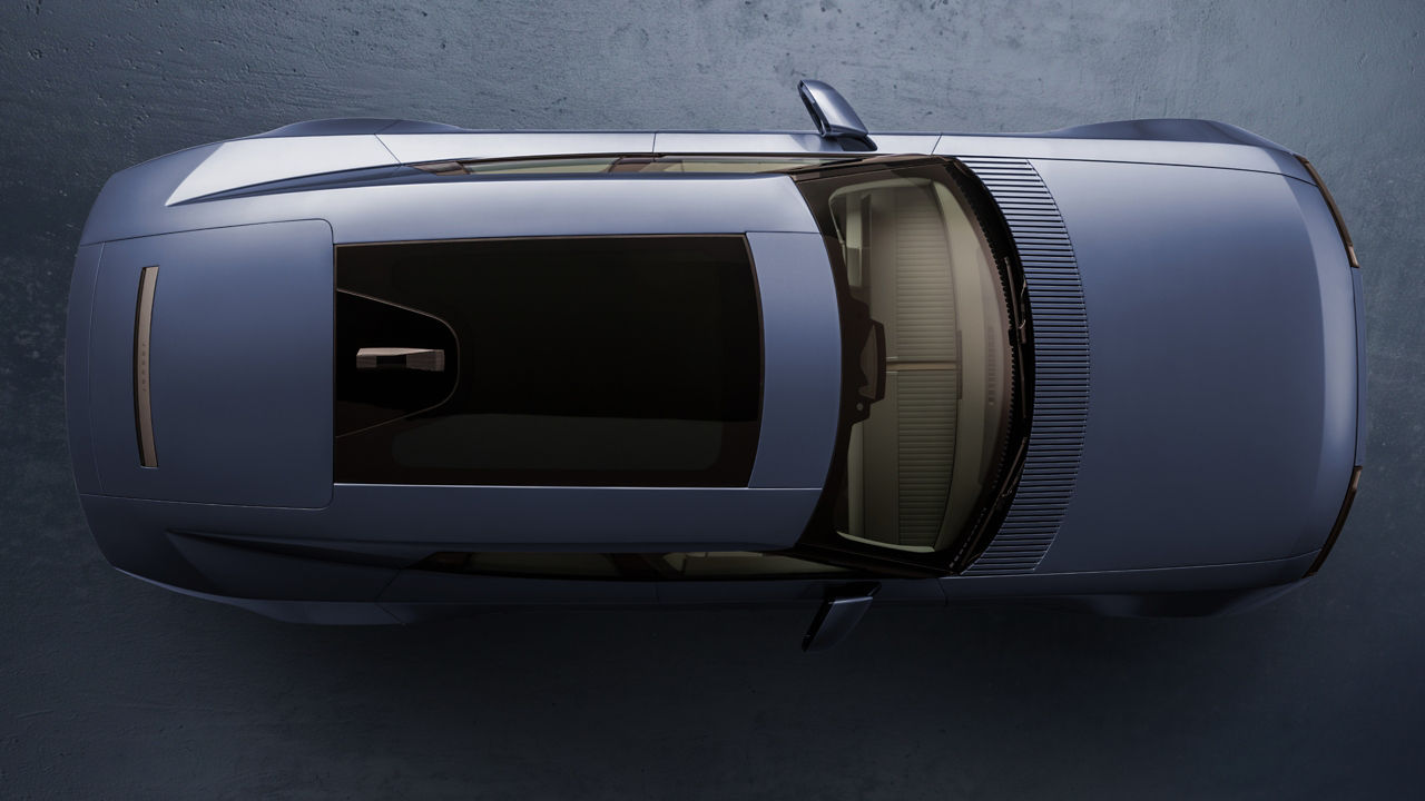 Jaguar Type 01 vue depuis le dessus