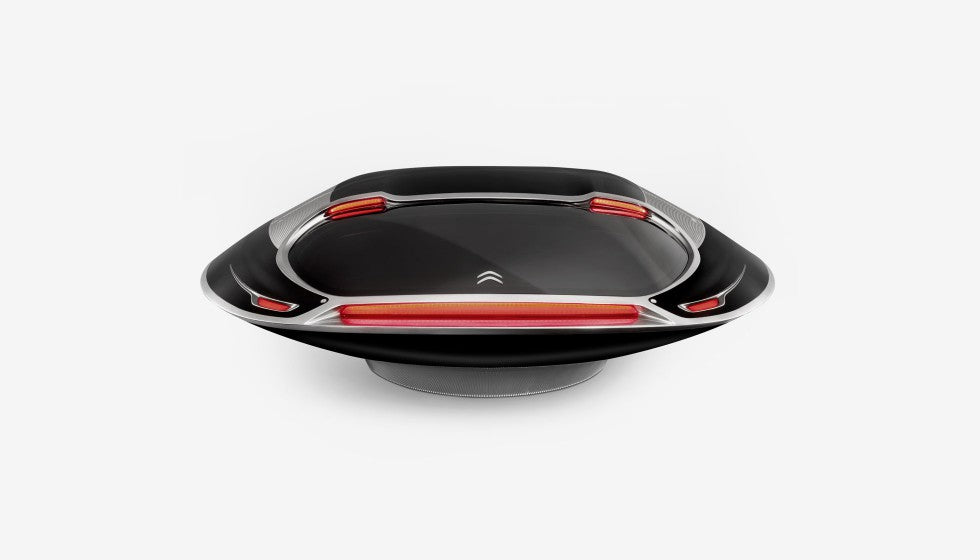 Sculpture Citroën UFO par Ora ïto, inspirée de la DS