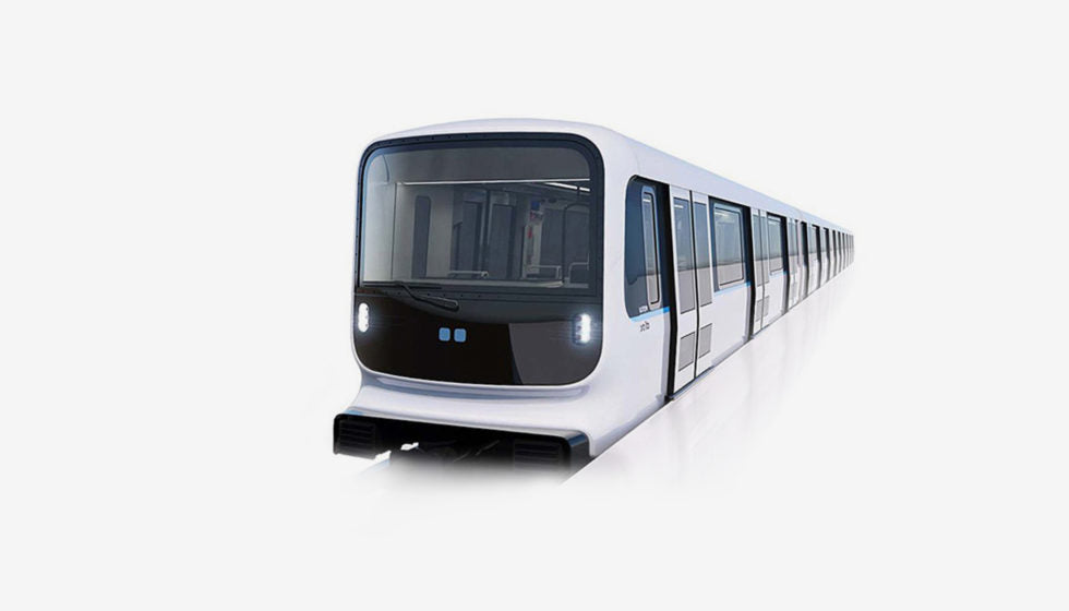 Visualisation de design du métro de Marseille par Ora ïto et Alstom
