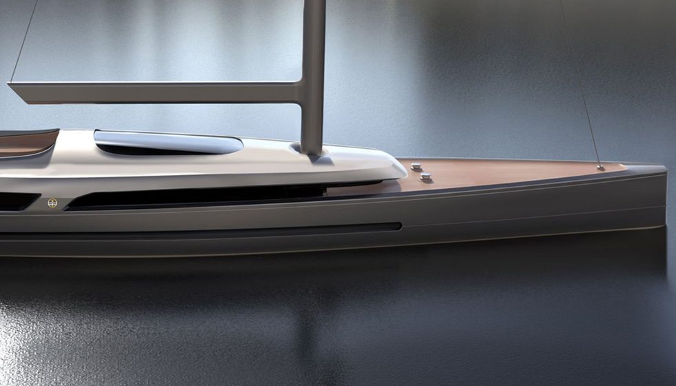 Concept de voilier Perini Navi dessiné par Ora ïto