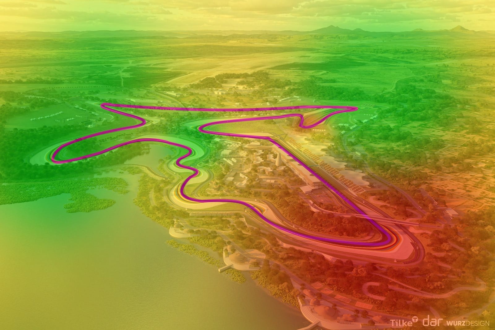 Rendu du Grand Prix d’Afrique : aperçu du futur circuit