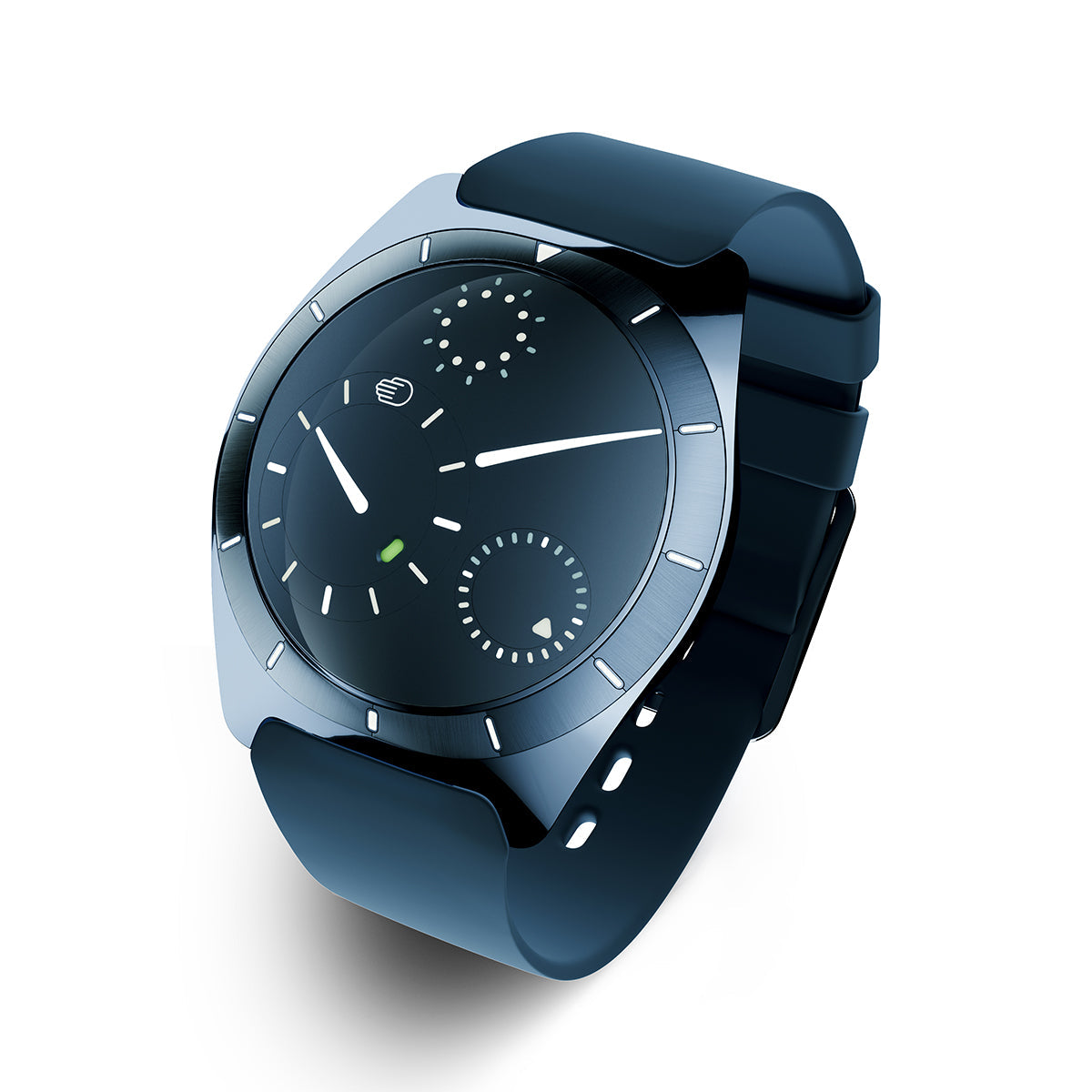 Vue trois-quarts de la Ressence TYPE 10 DN en Dark Night