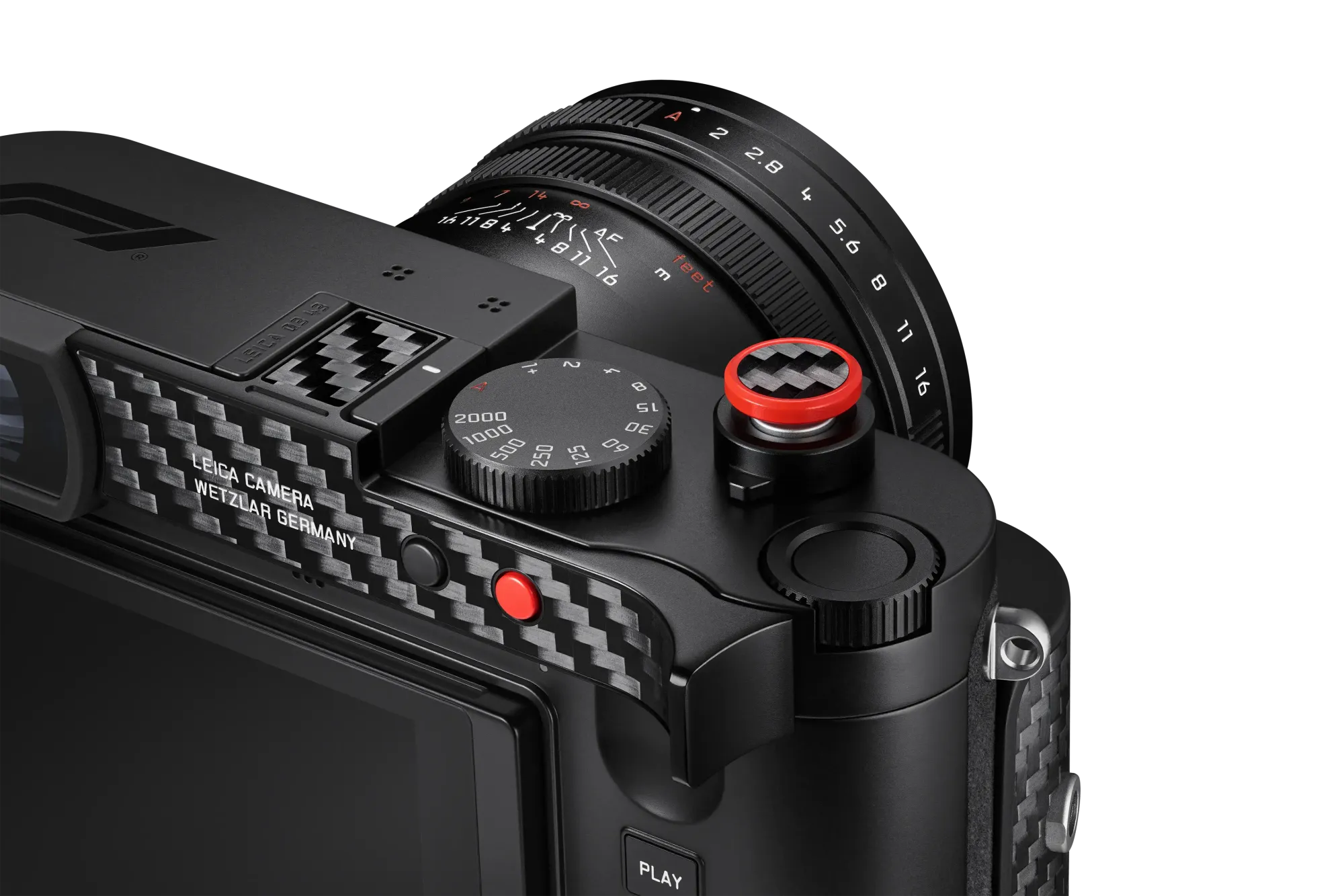 Détails du Leica Q3 43 Formula 1 Edition