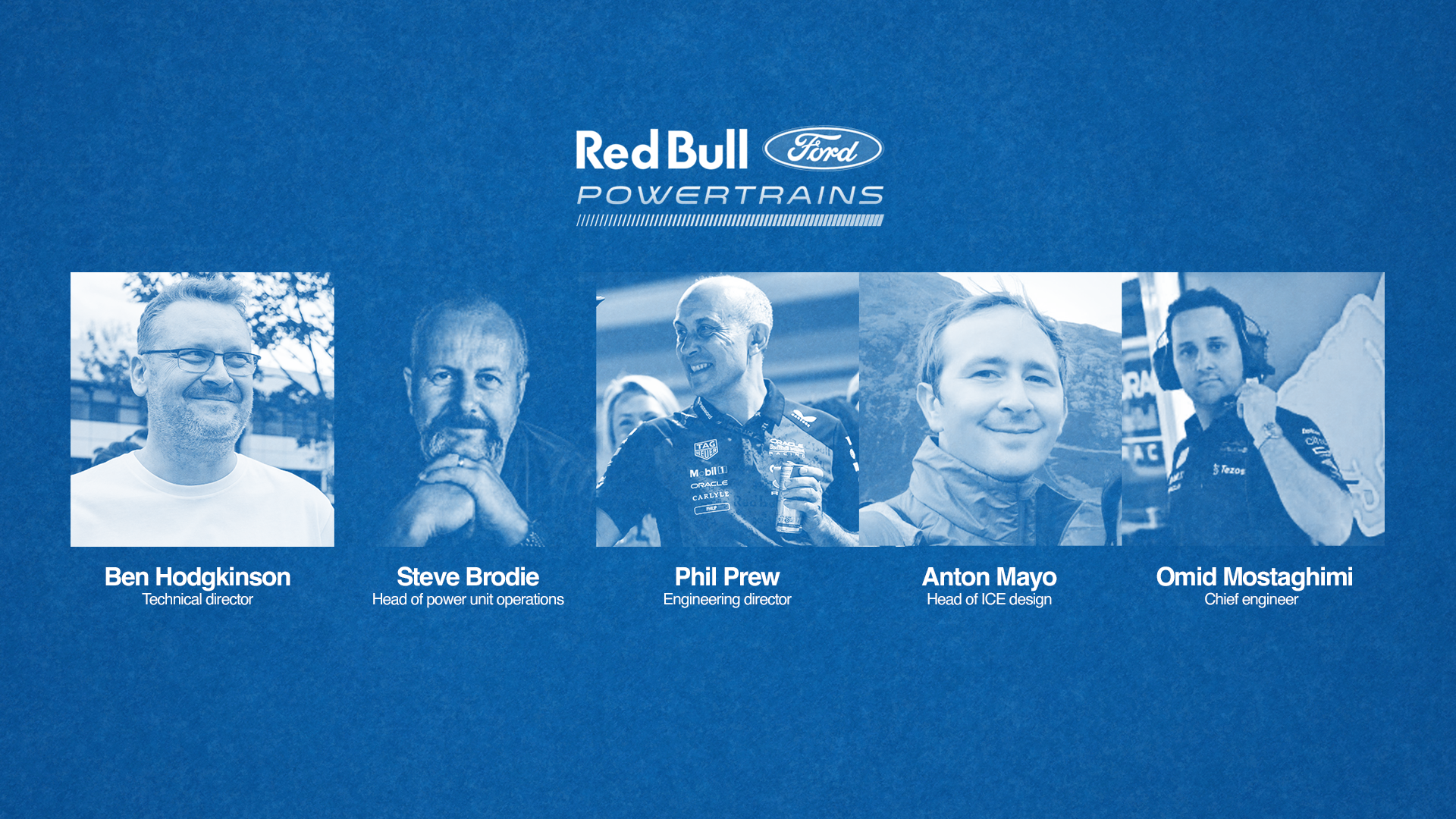 Les figures clés de Red Bull Powertrains