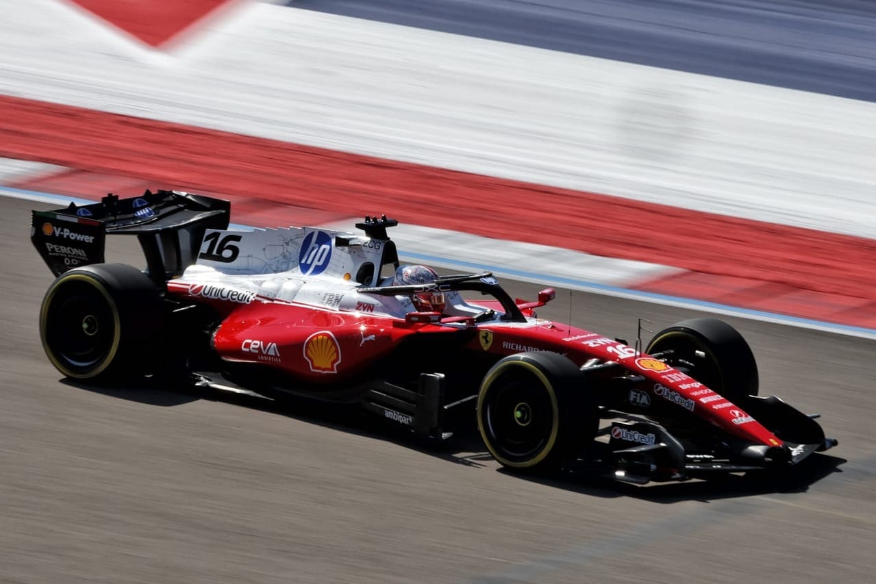 Leclerc frappe fort à Austin et devance Verstappen lors des EL1 du Grand Prix des États-Unis
