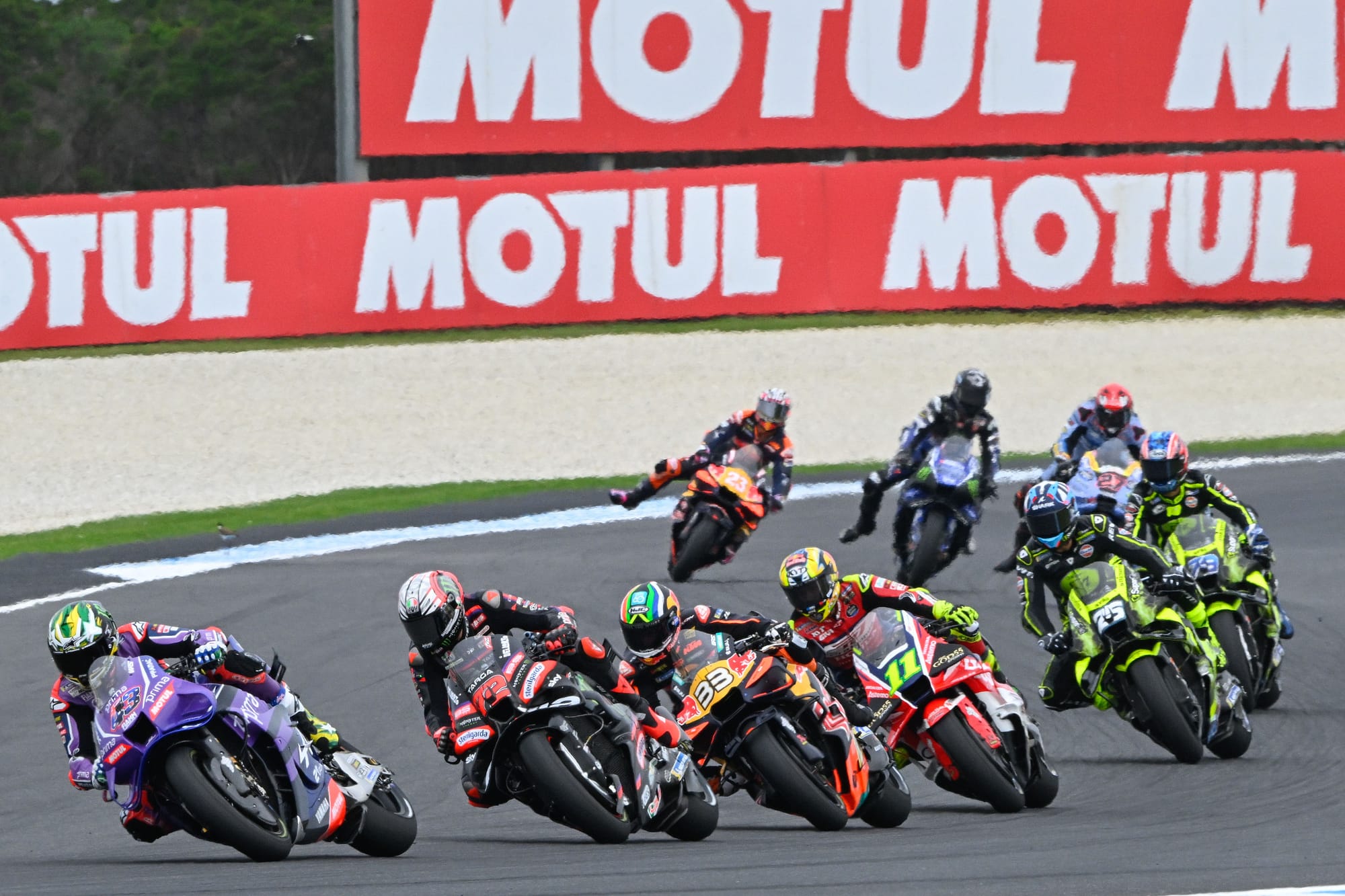 MotoGP à Phillip Island 2026 : le classement des pilotes d’un sprint décisif sous la pluie