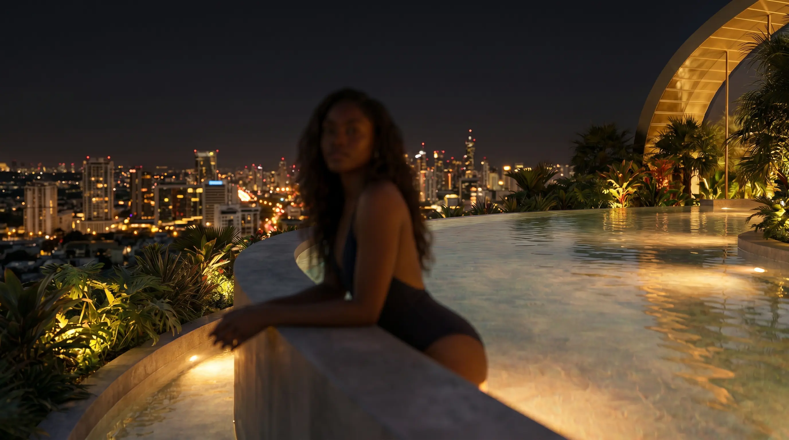 Woman In The Pool property rendering