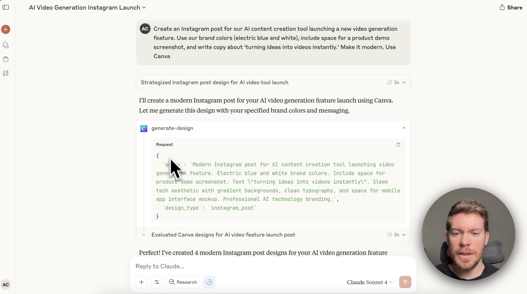Build complete social media campaigns with Claude’s Canva Connector