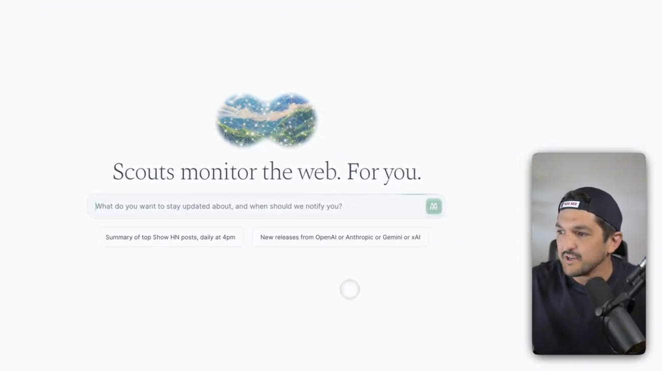 Monitor the web using AI with Yutori Scouts