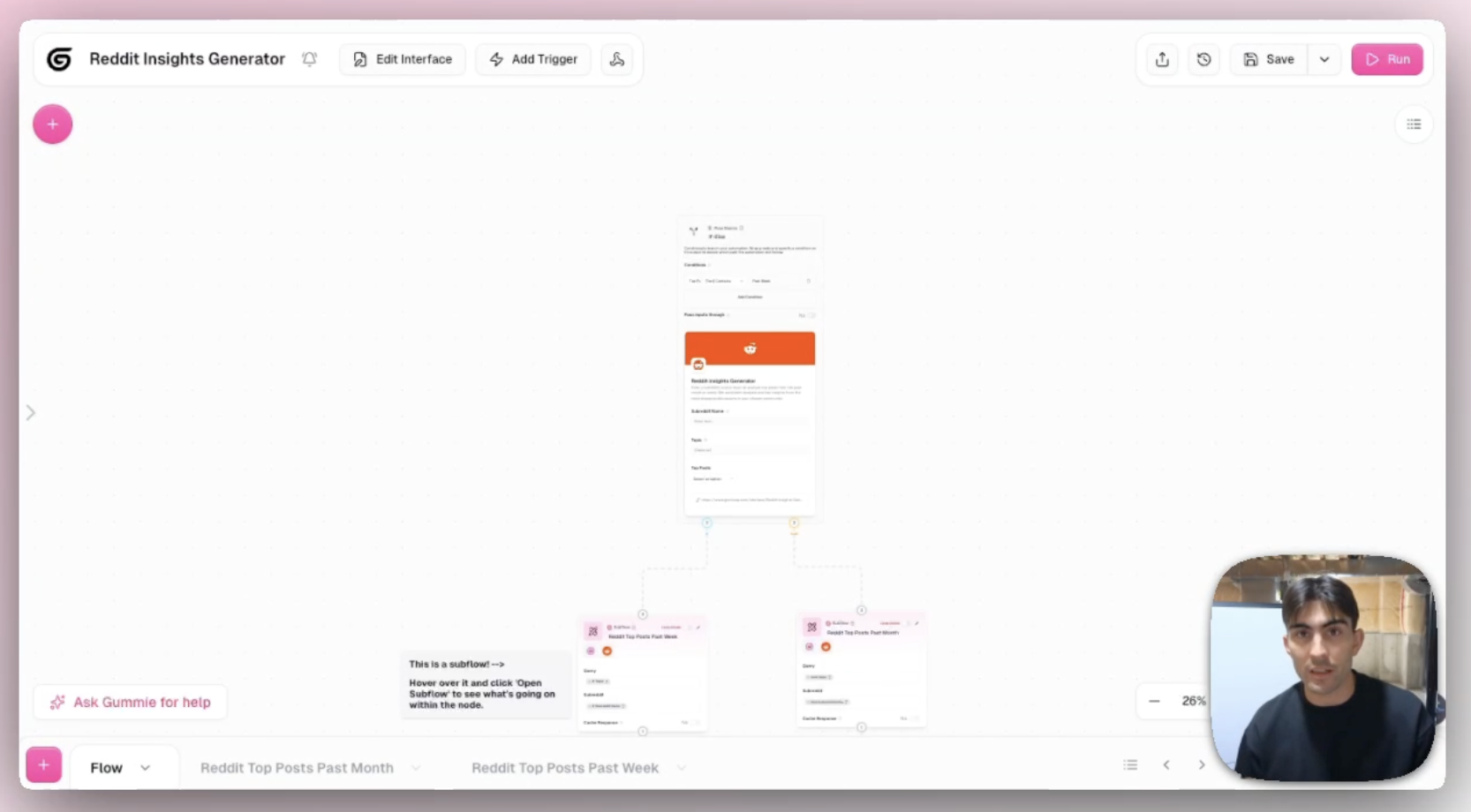 Pull Reddit insights for market research using Gumloop