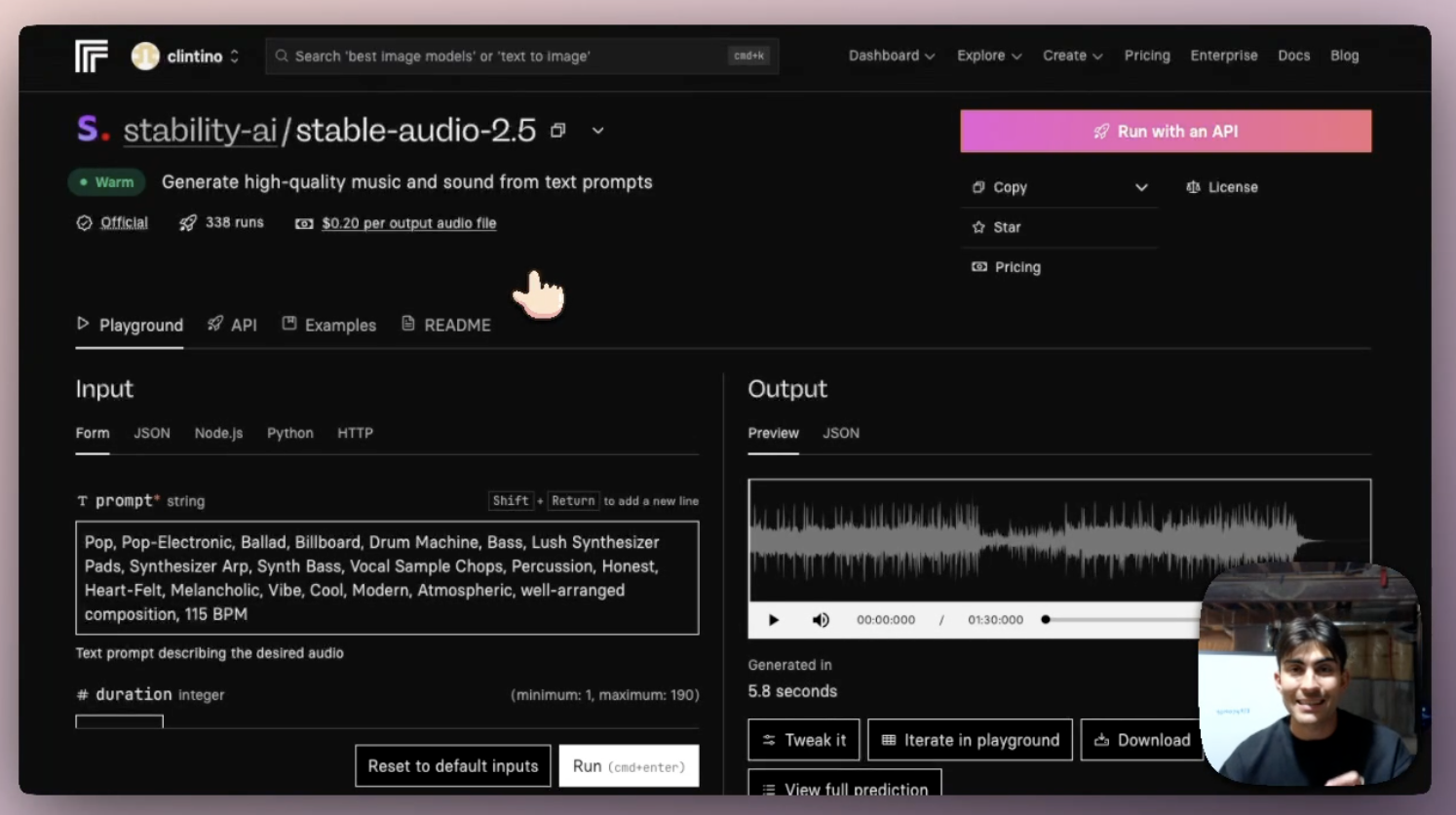 Create enterprise-ready sounds for your business with Stable Audio 2.5