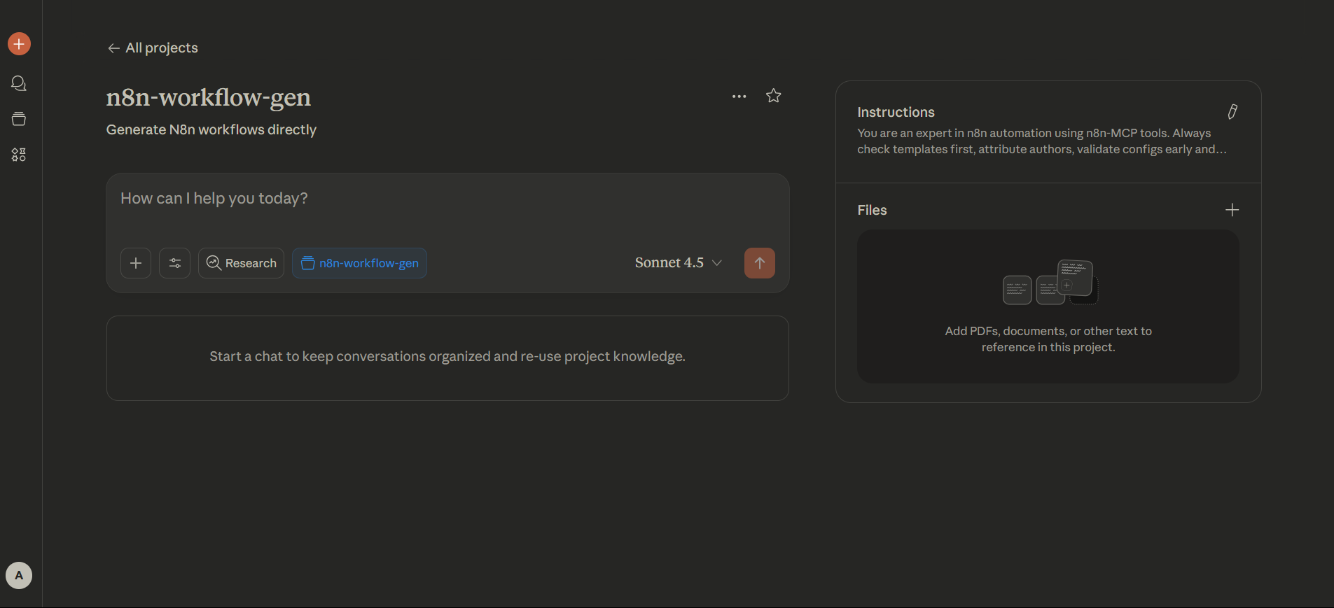 How to create n8n workflows directly from Claude
