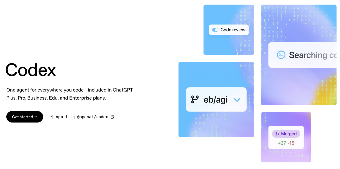 Use Codex to write code on the web with ai agents