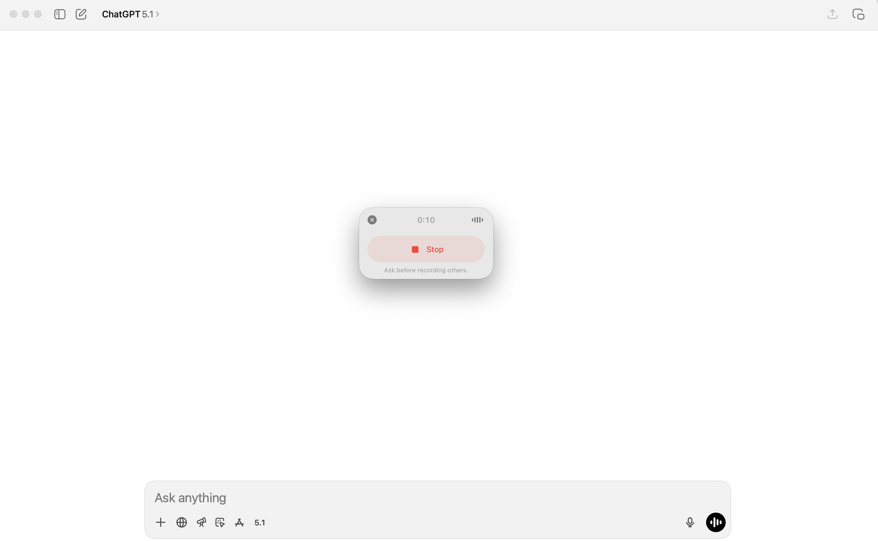 Use ChatGPT record mode to capture meeting insights without third-party tools