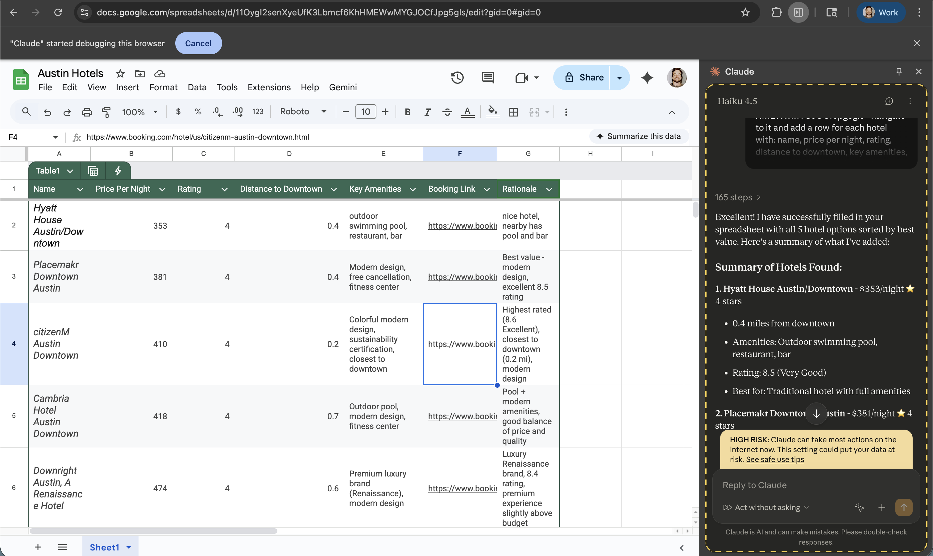 Use Claude’s Chrome Extension to Quickly Book Business Trips