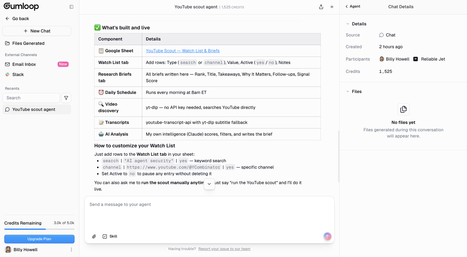 Build a YouTube Research Bot in 15 Minutes