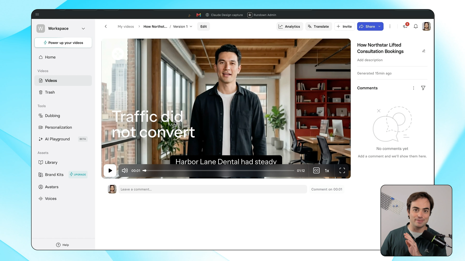 Turn Any Case Study Into a Client-Ready Video With Synthesia