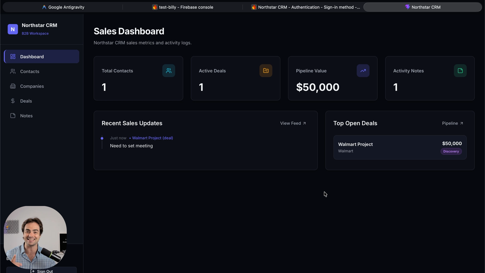 Build and Host a Custom CRM with Google Antigravity