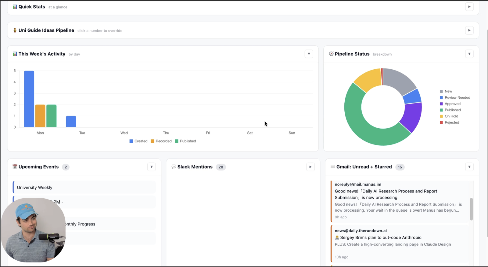 Build a Daily Command Center With Claude Live Artifacts