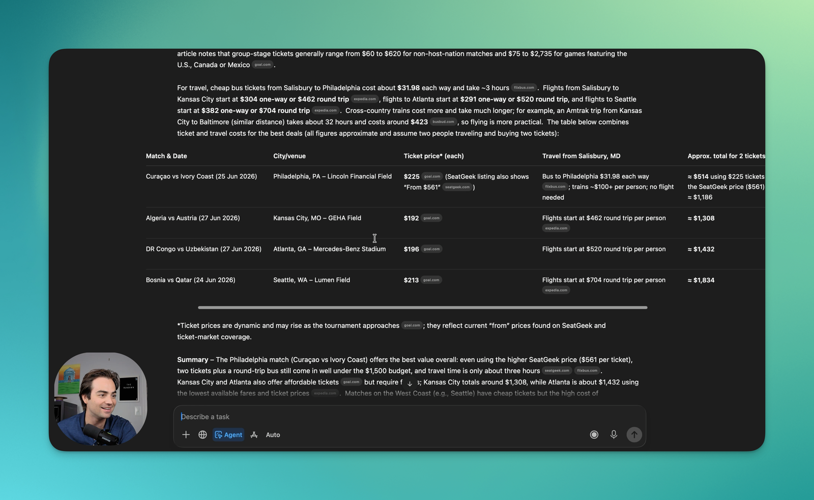 Get a Deal On World Cup Tickets With AI Price Tracking (ChatGPT)