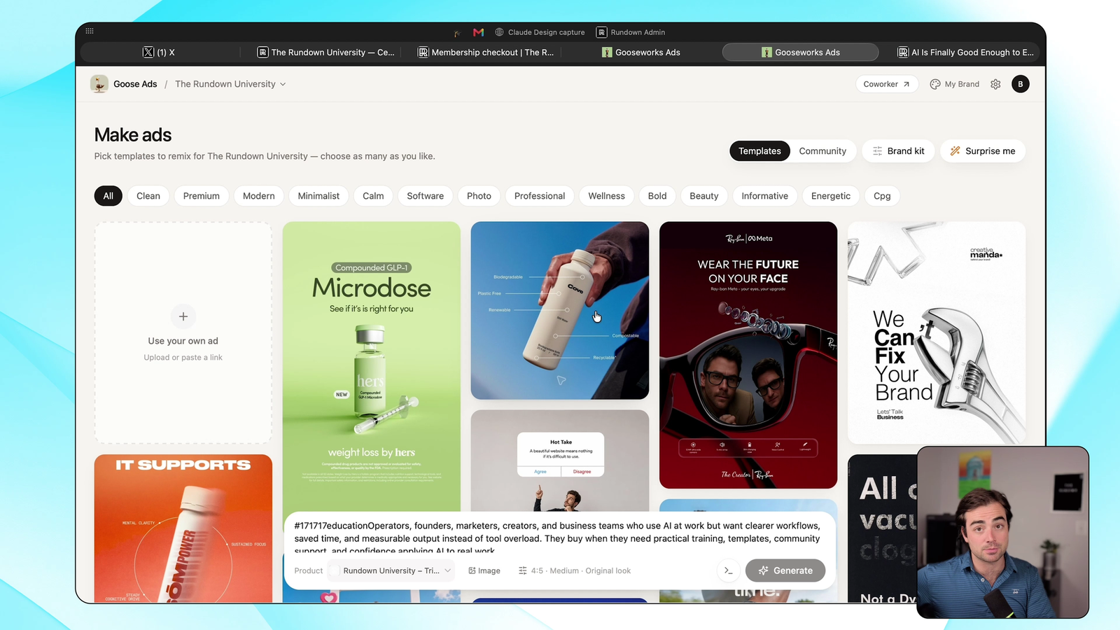 Create Winning Ads With Claude in One Command