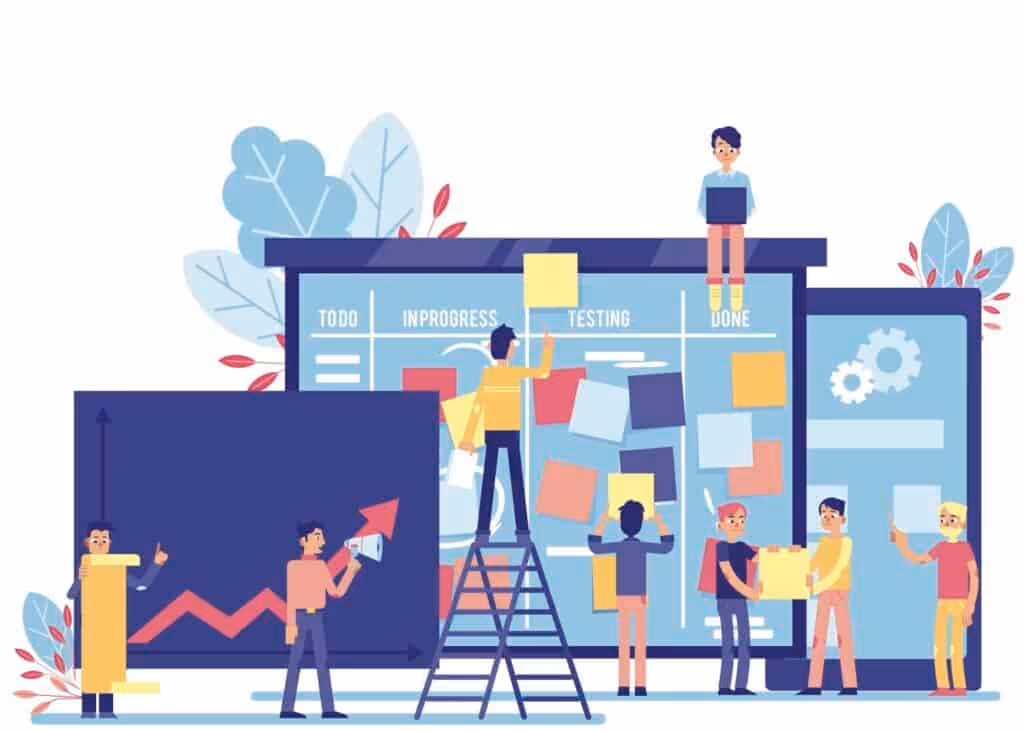 Scrum illustration