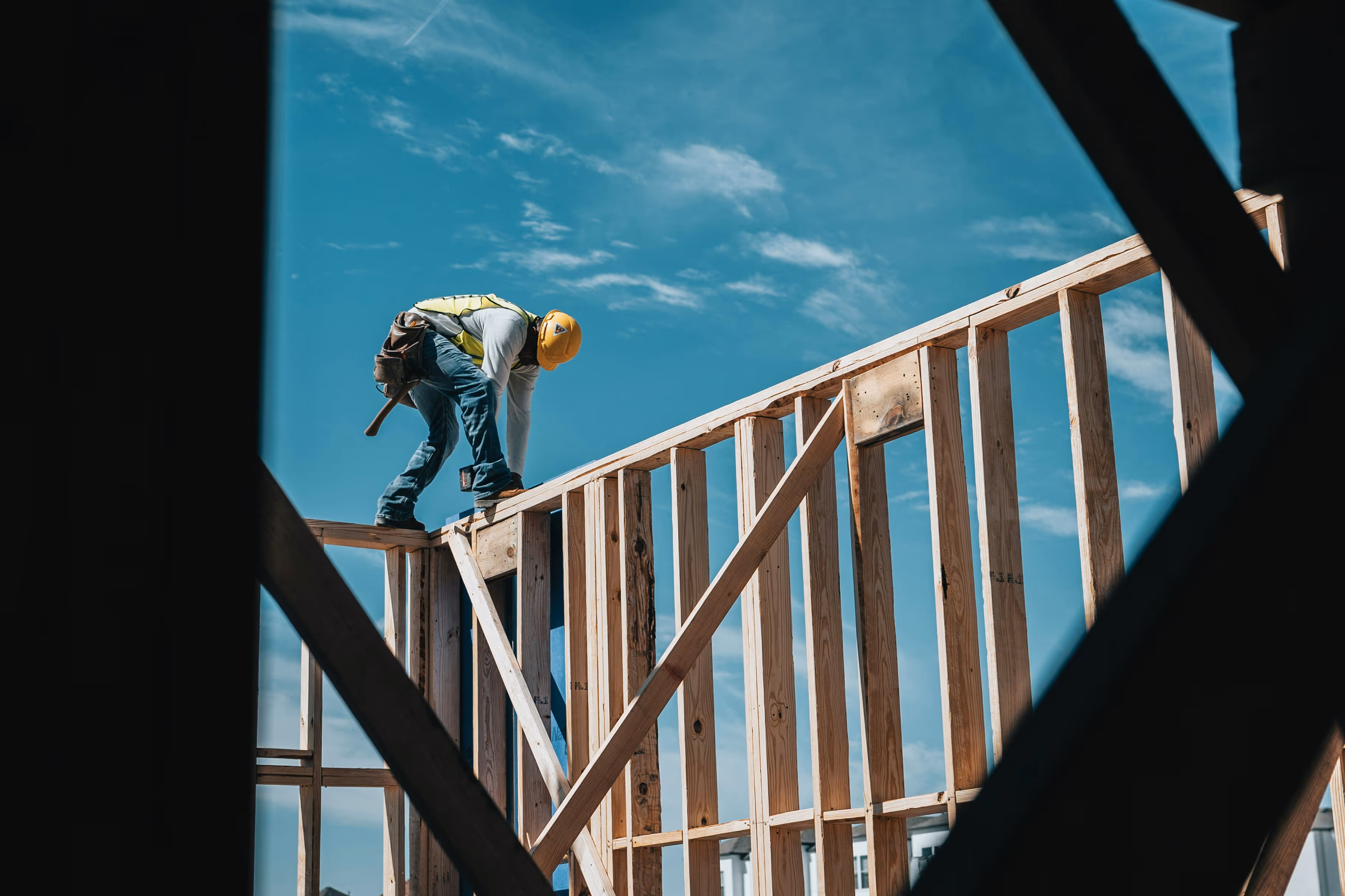A man working on a construction site.