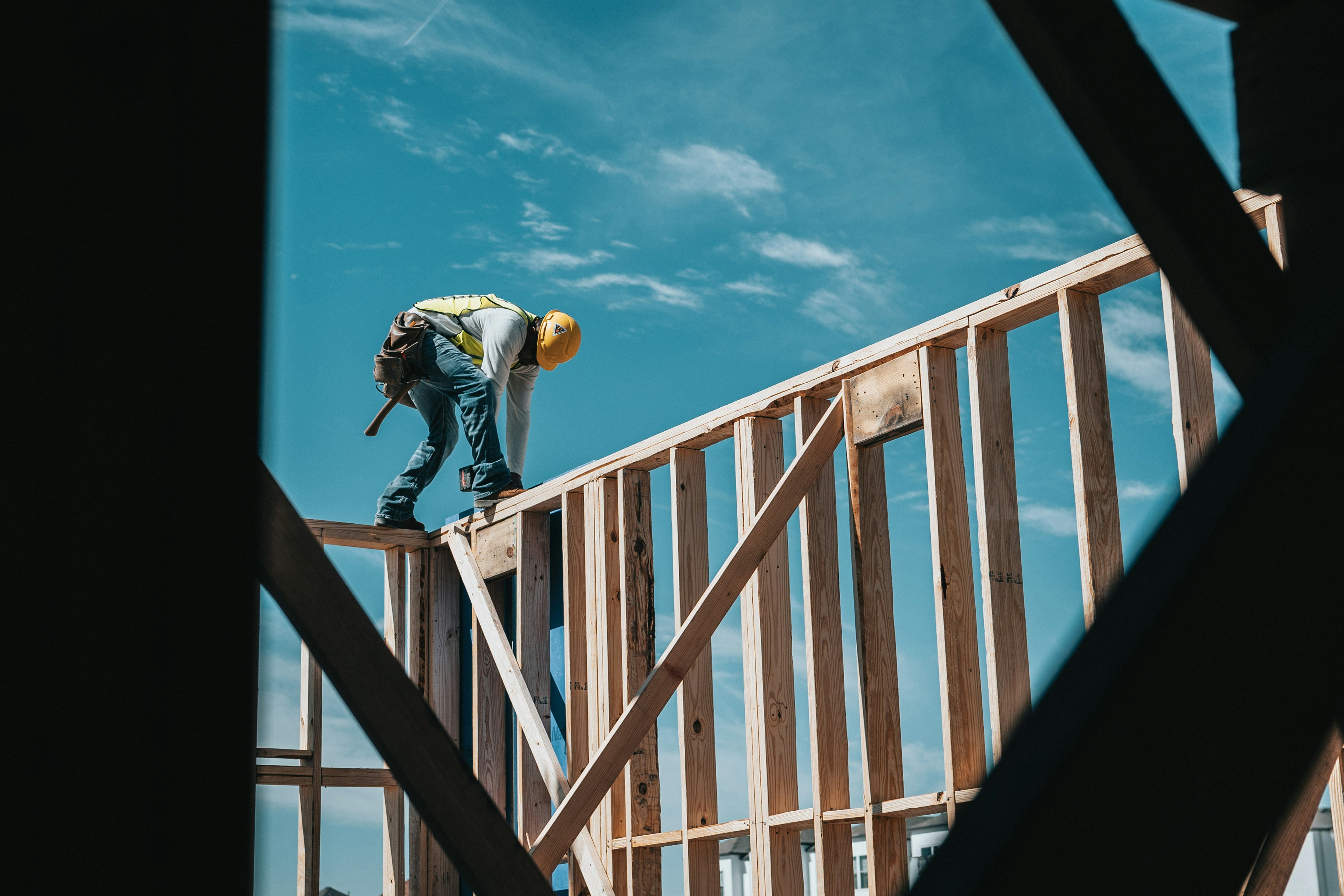 A man working on a construction site.