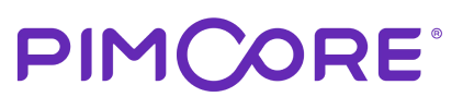 A purple logo with a white circle and a purple circle. PimCore