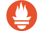 A red circle with a flame in it.