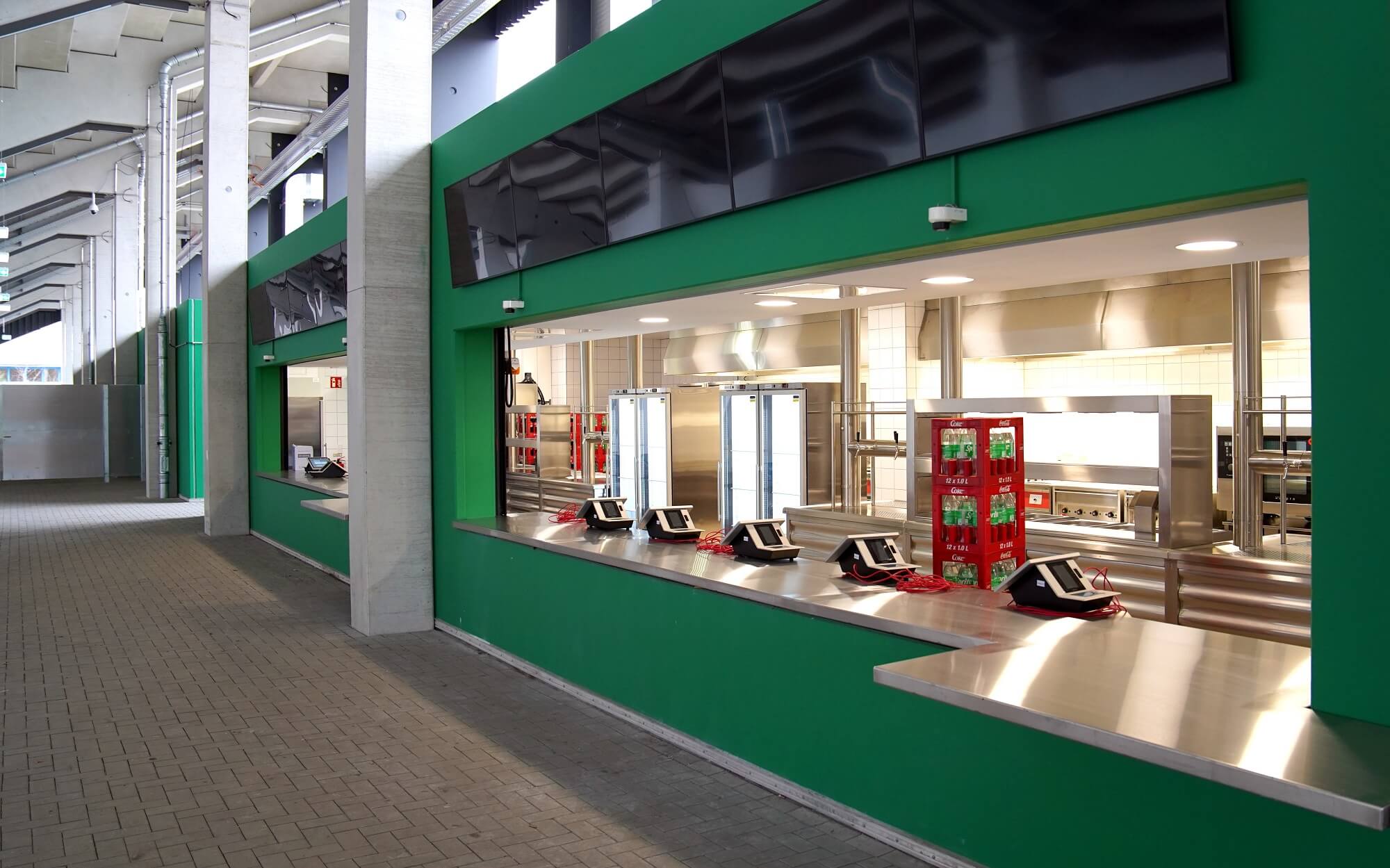 Heimspiel gegen Kaiserslautern – Kioske in der Westtribüne erstmals geöffnet