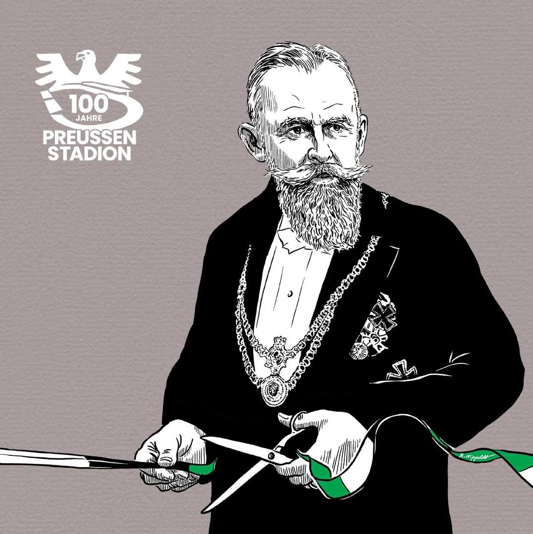 Heute vor 100 Jahren - Oberbürgermeister Dr. Georg Sperlich eröffnet das Preußenstadion