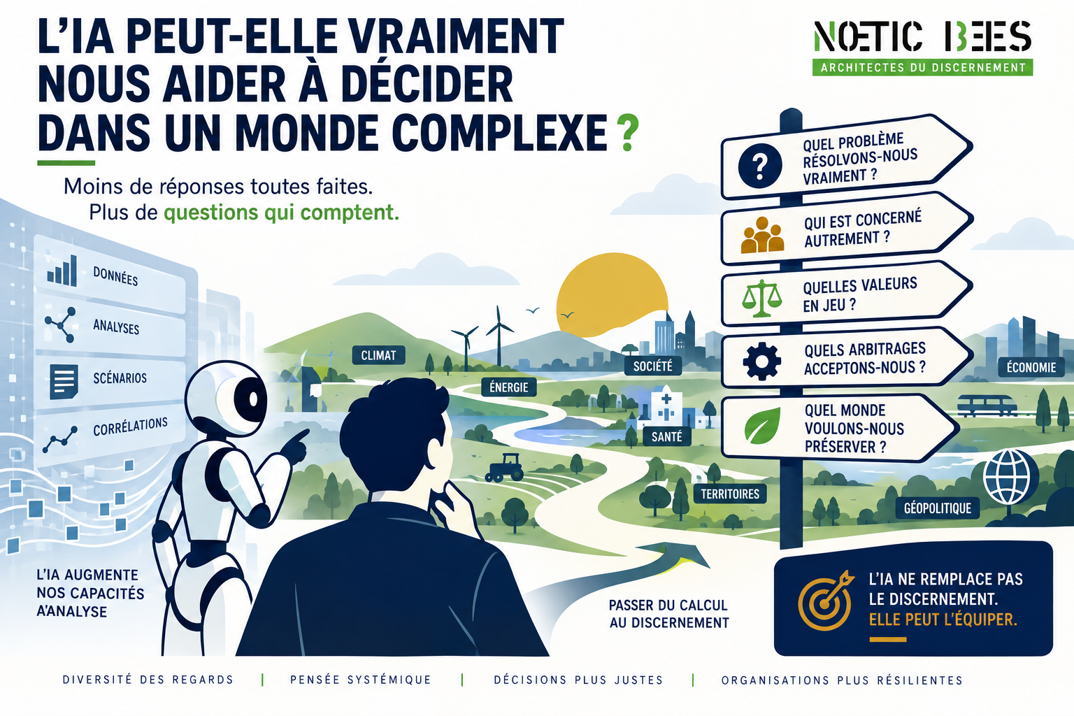L’IA peut-elle vraiment nous aider à décider dans un monde complexe ?