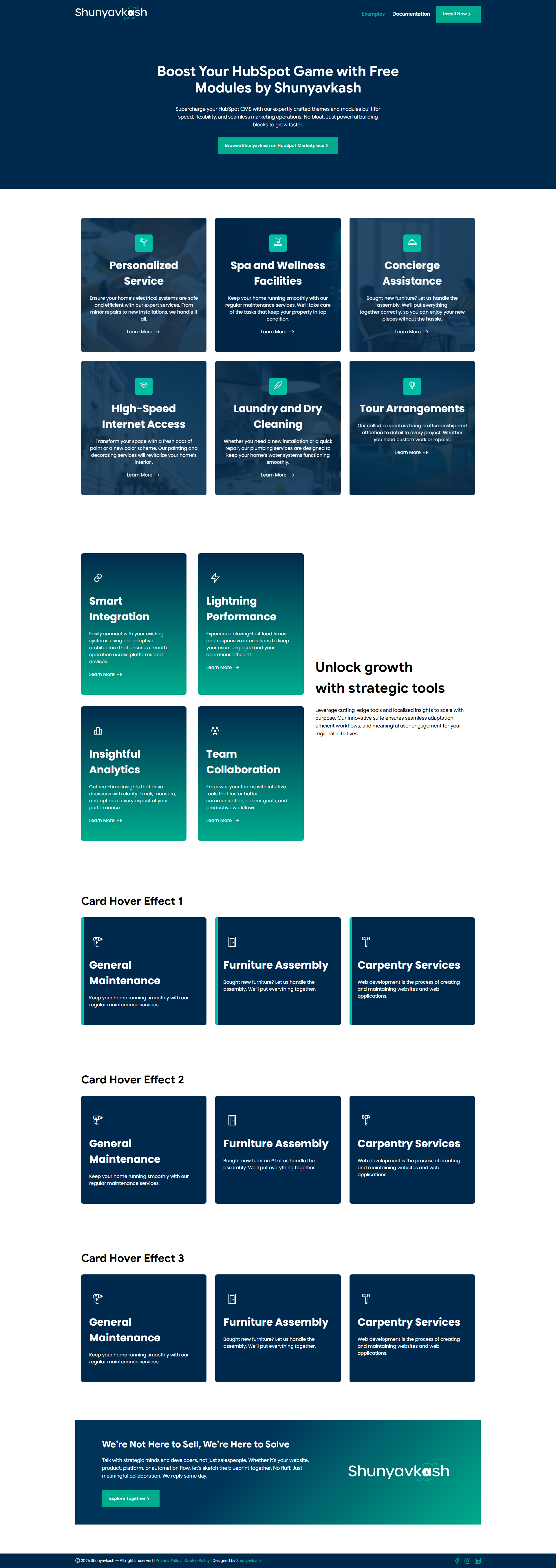 Flexible Services Card