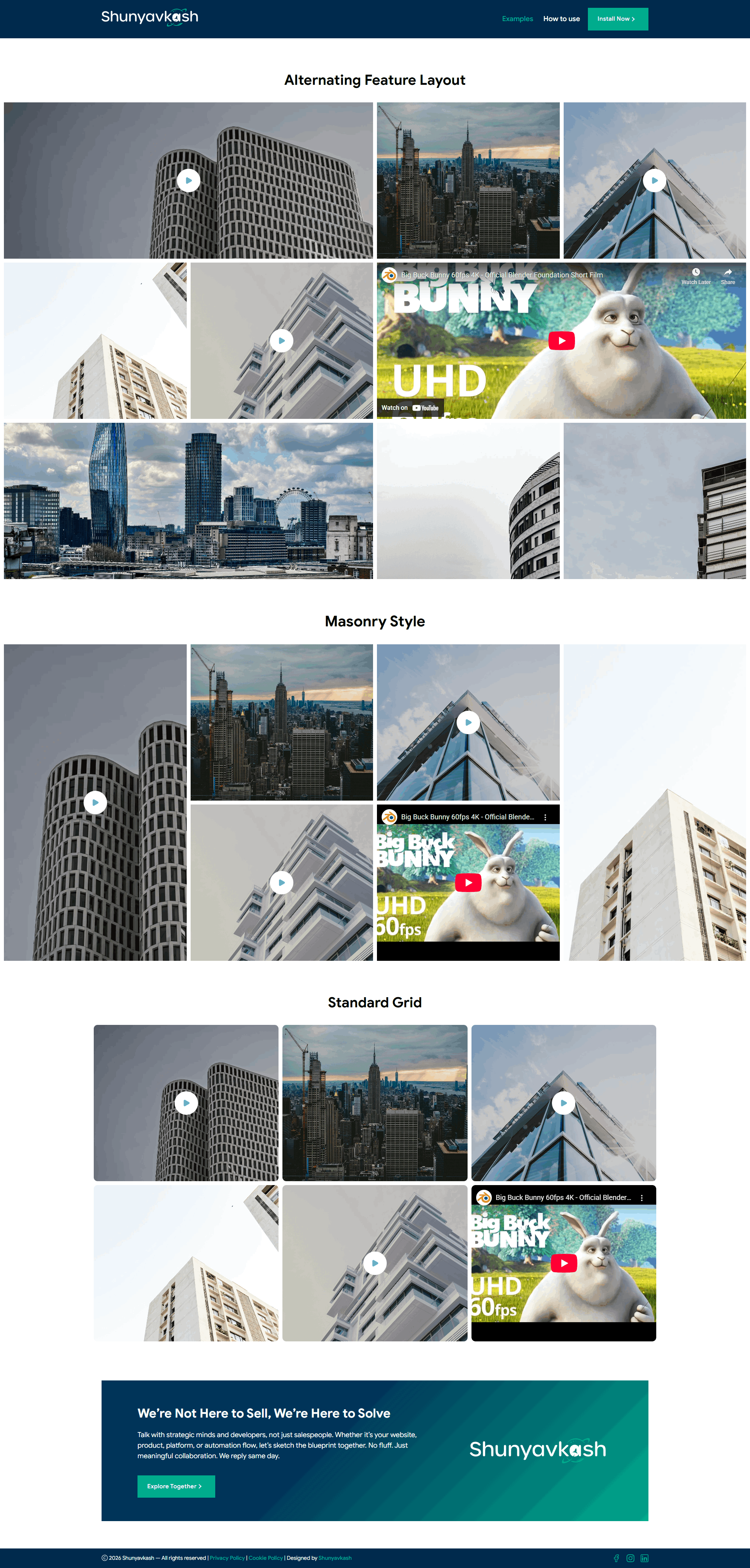 Flexible Grid Gallery