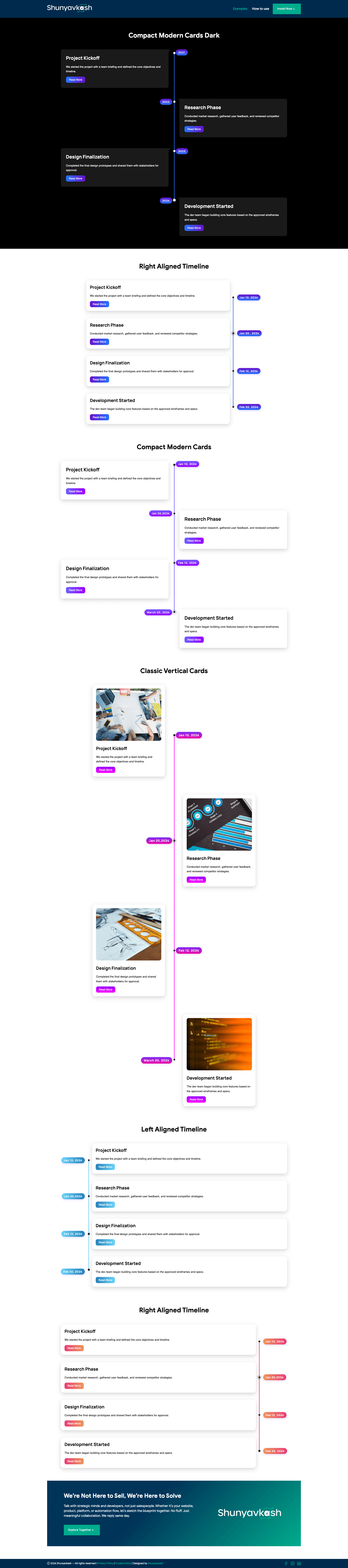 Flexible Timeline