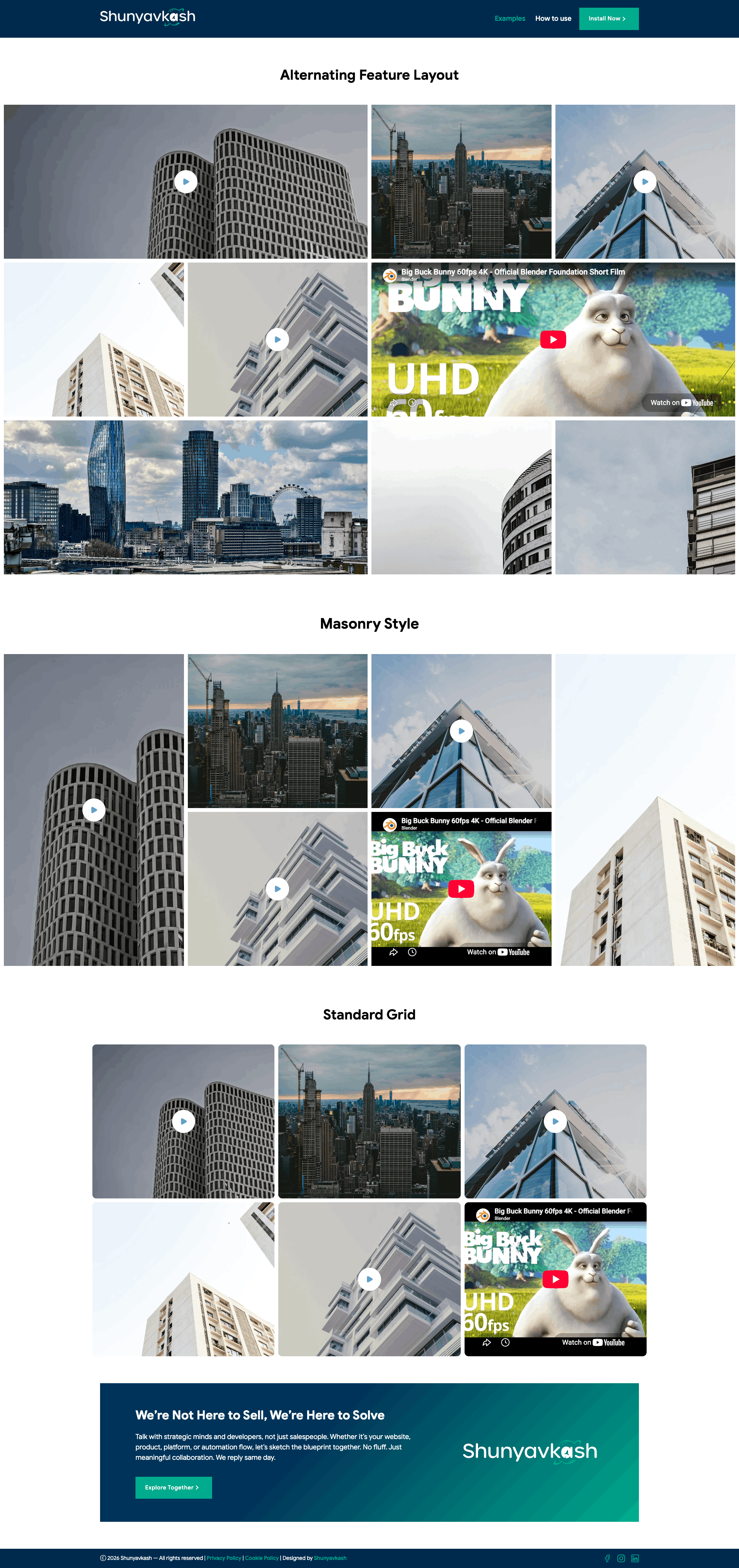 Flexible Grid Gallery