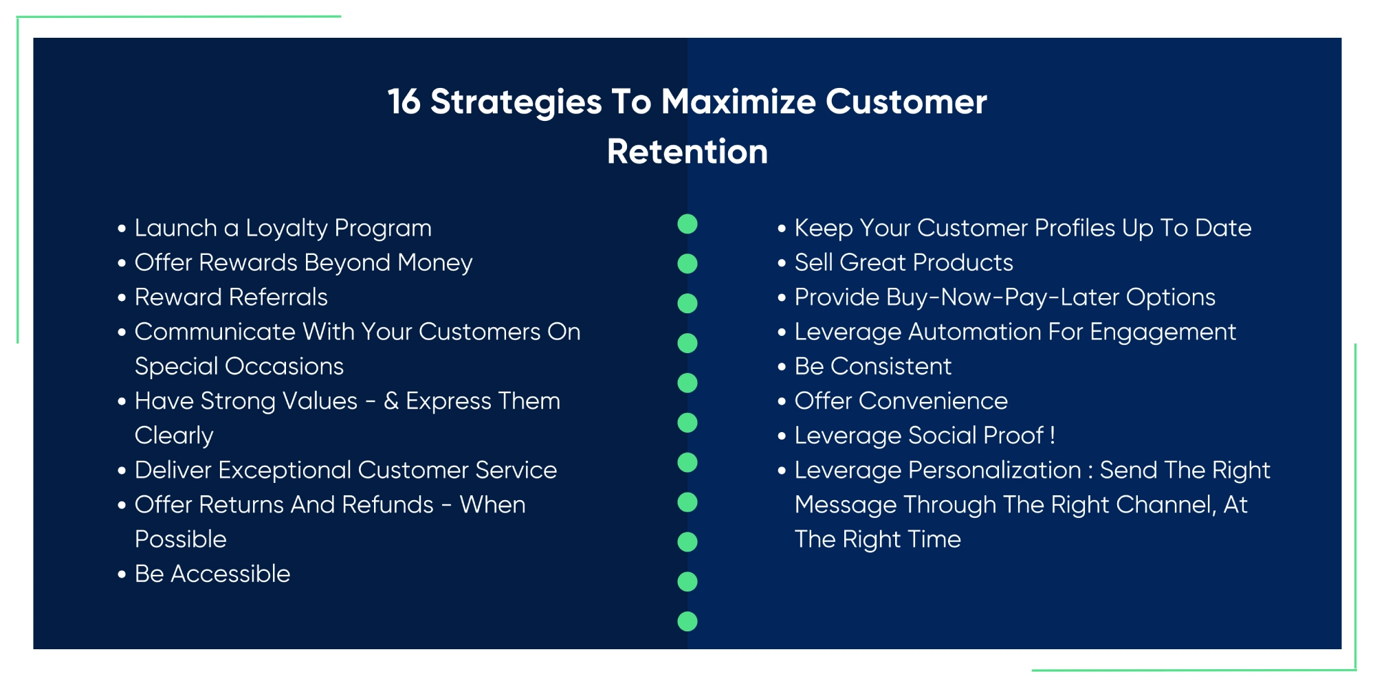 16 Strategies To Maximize Customer Retention