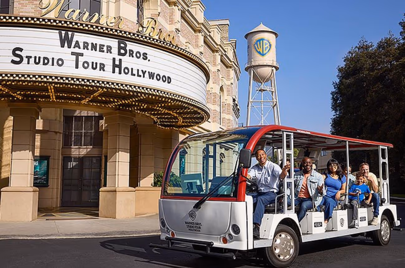 Step behind the curtain of Hollywood's magic with the Warner Bros. Studio Tour in Los Angeles, offering an intimate look at iconic sets, soundstages, and the rich history of this legendary studio.