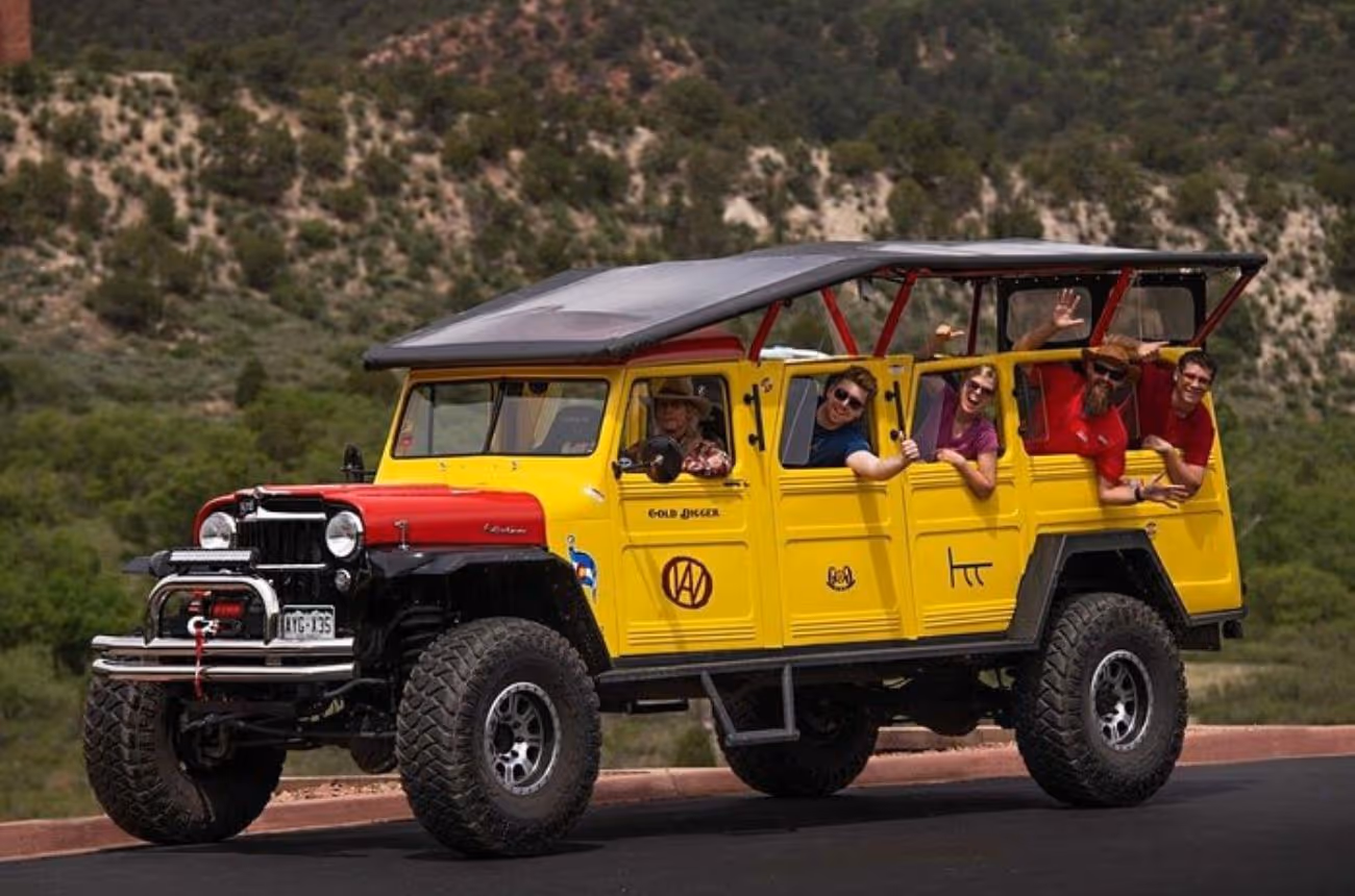 Explore Colorado Springs' breathtaking landscapes and landmarks on a guided open-air jeep tour, learning about history, geology, and wildlife in a comfortable small-group setting.