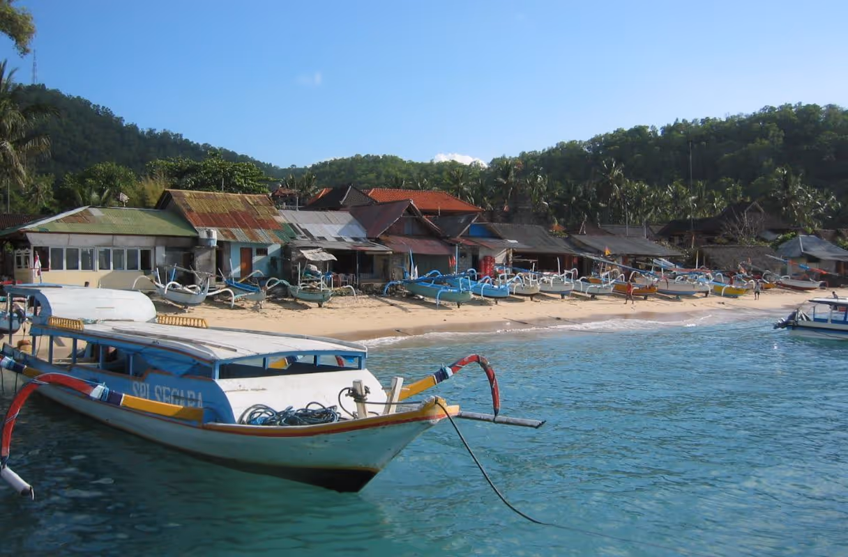 Padang Bai Port View & Temple Hill
