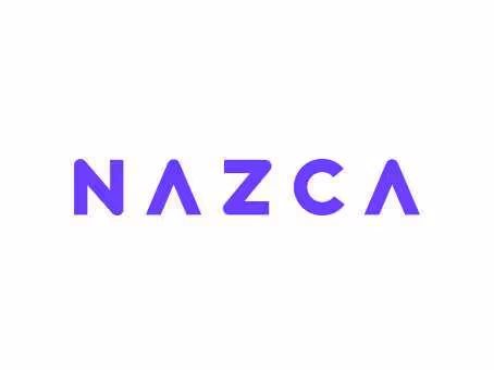 Logo text displaying the word 'NAZCA' in bold, stylized purple letters.