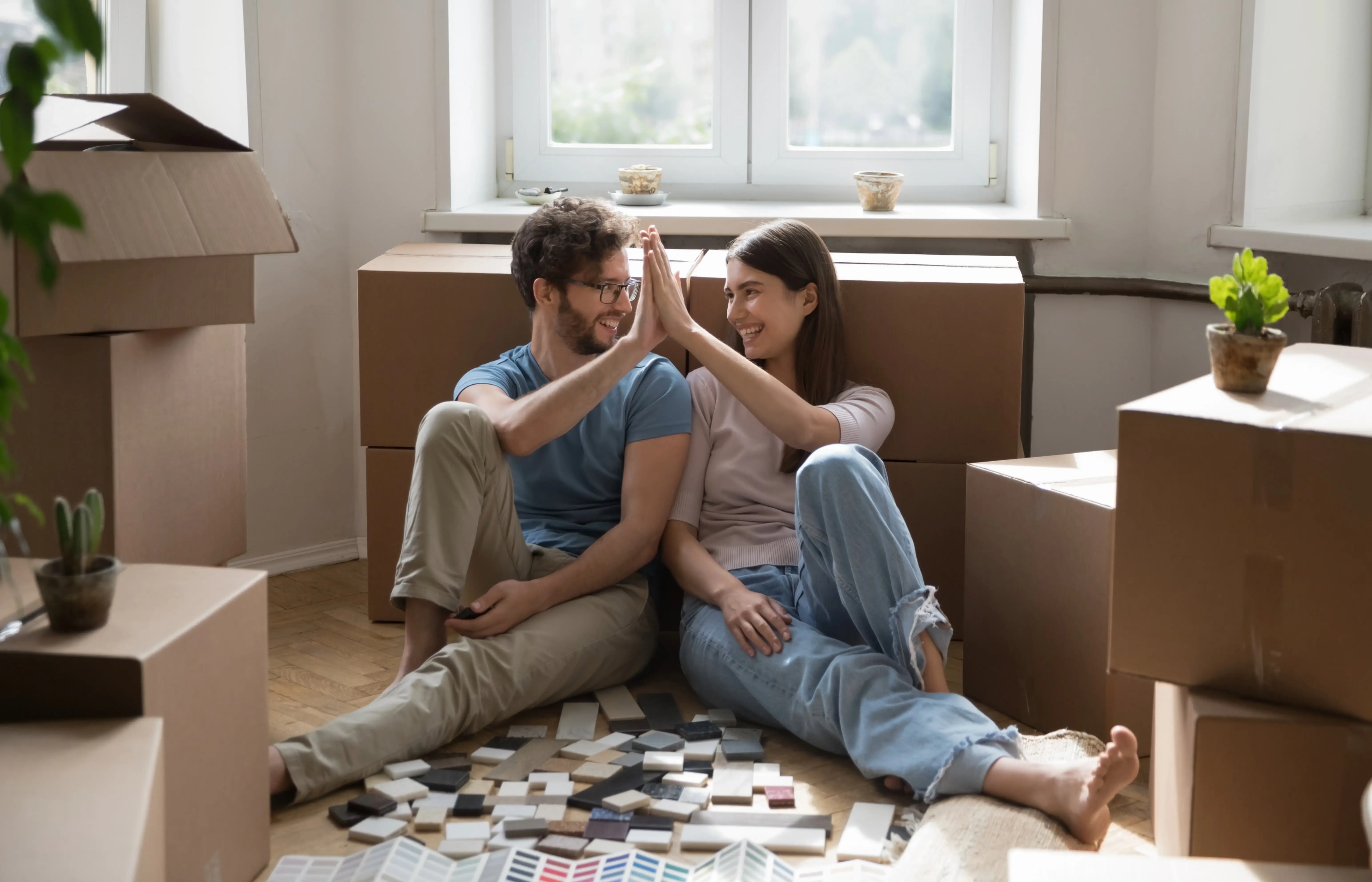 Interno di un appartamento difficile da vendere a Roma