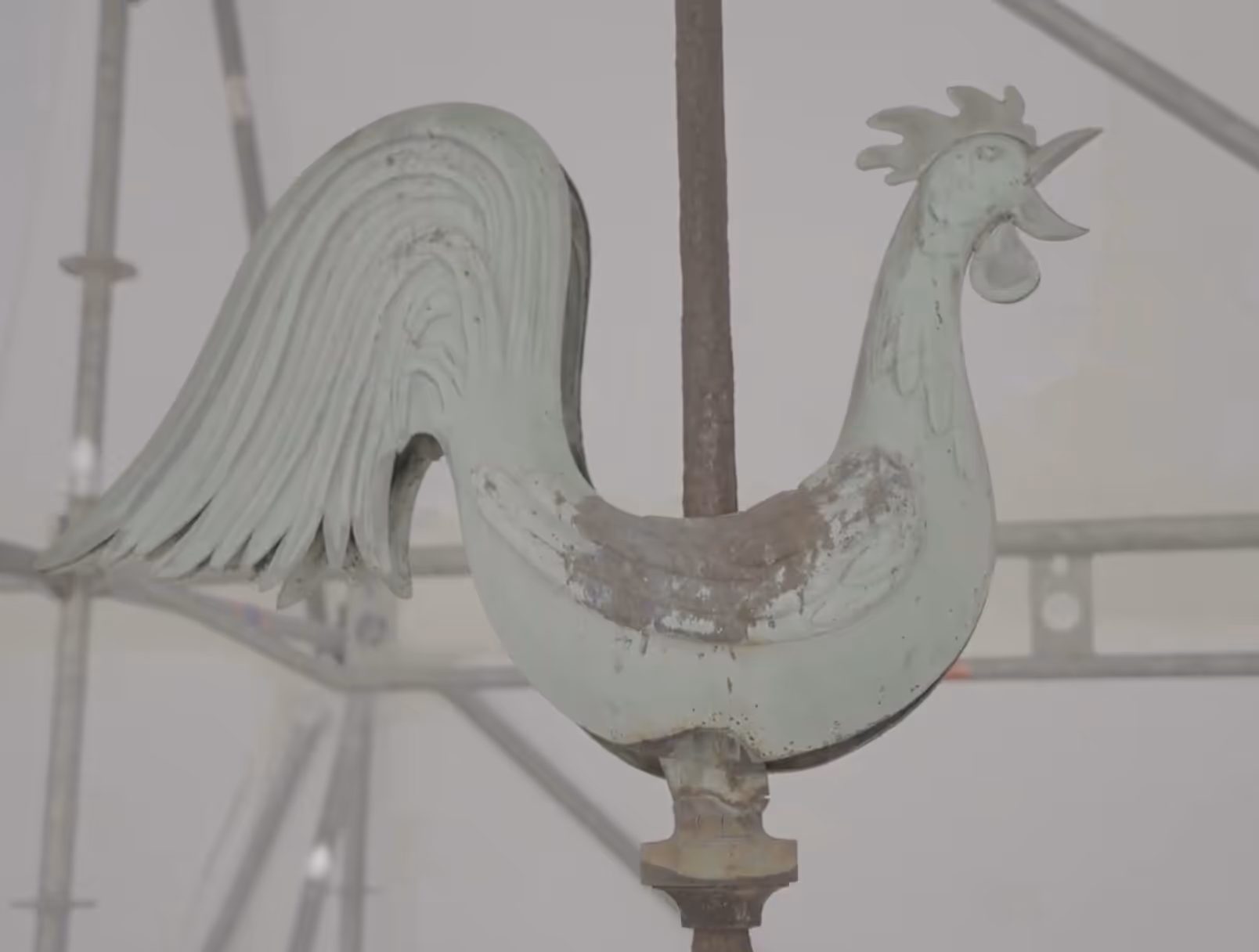 Le coq avant restauration