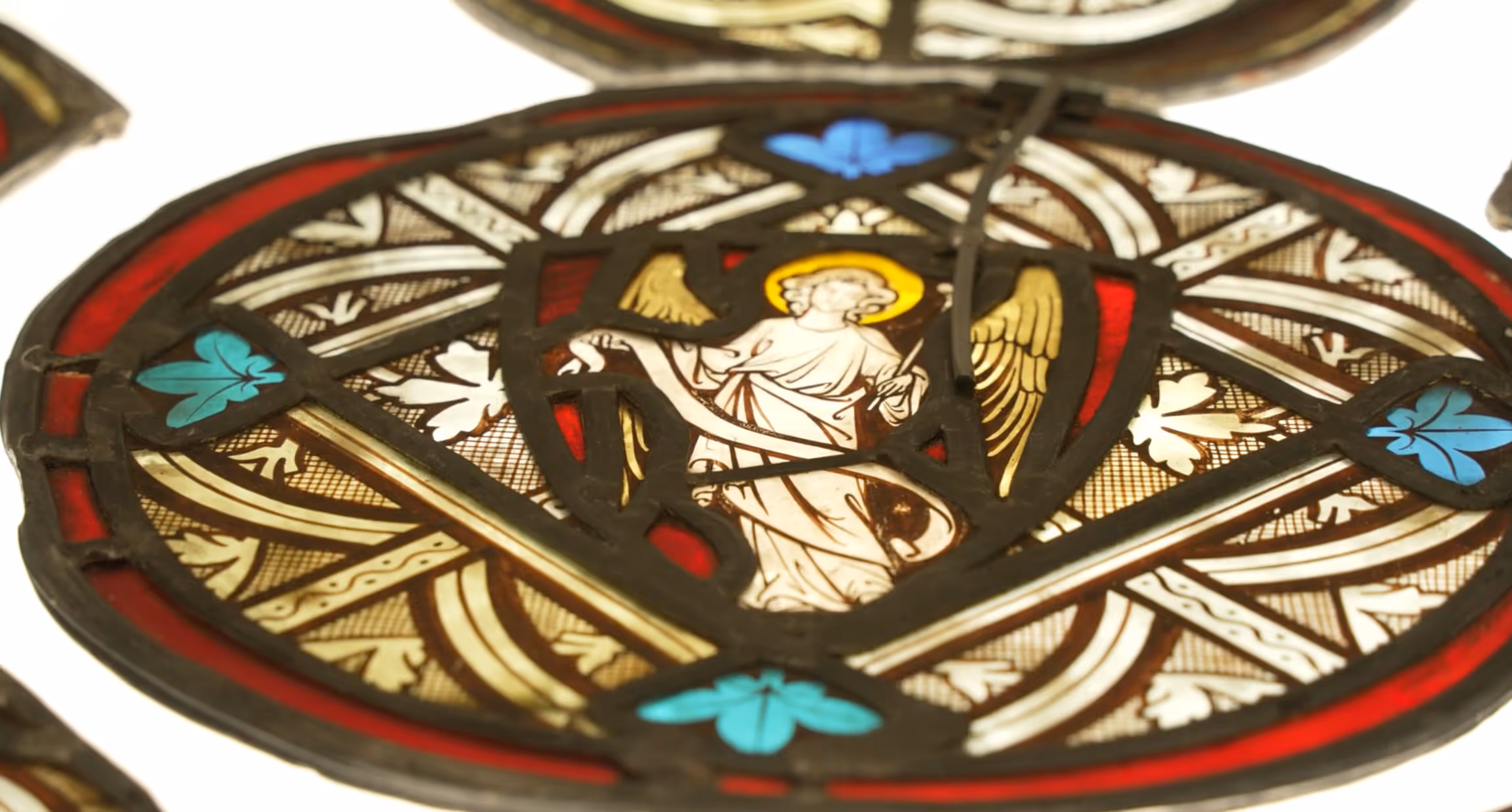 Vitrail en restauration