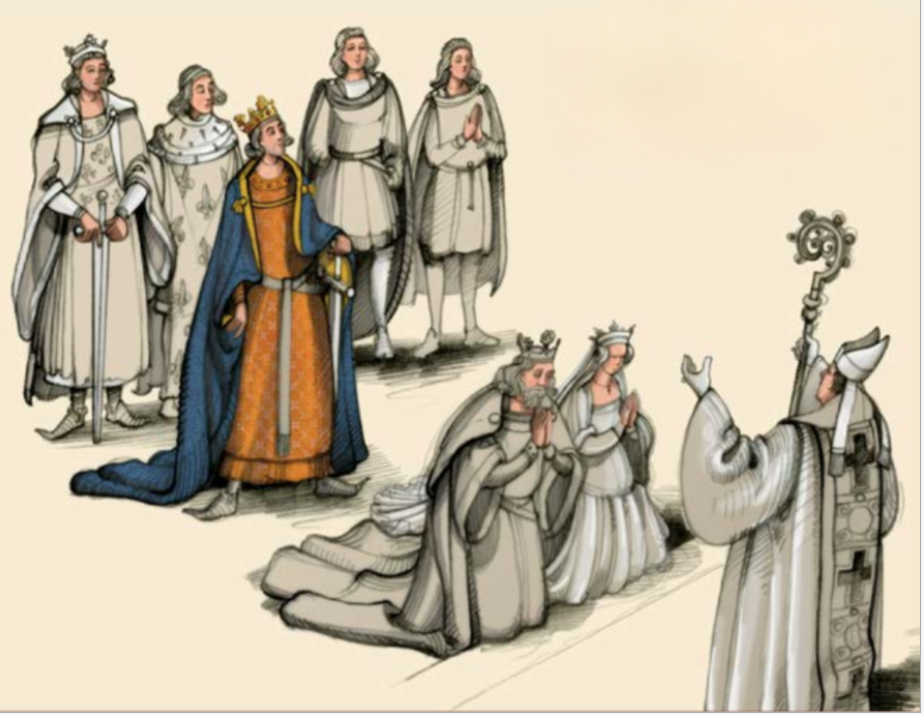 Isabelle de France épouse Édouard II d'Angleterre