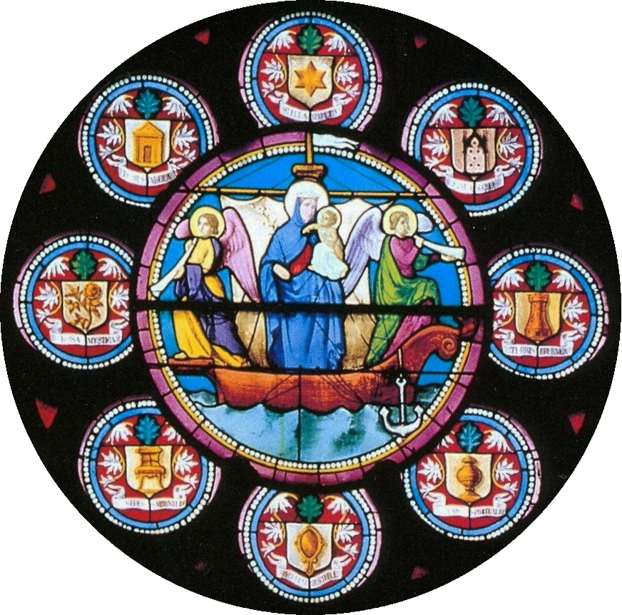 Rosace de la chapelle de la Vierge