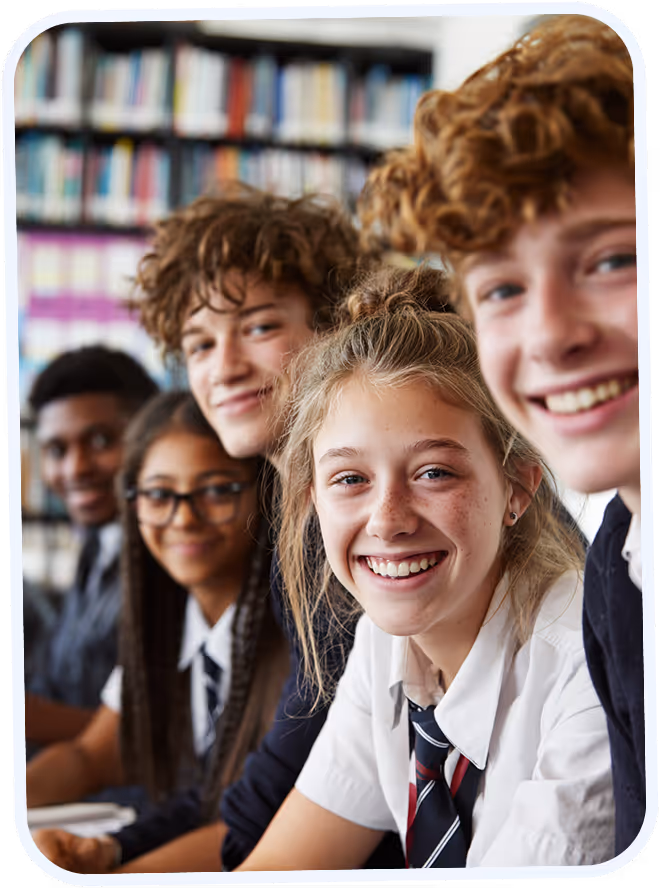 A study group preparing for their exam.