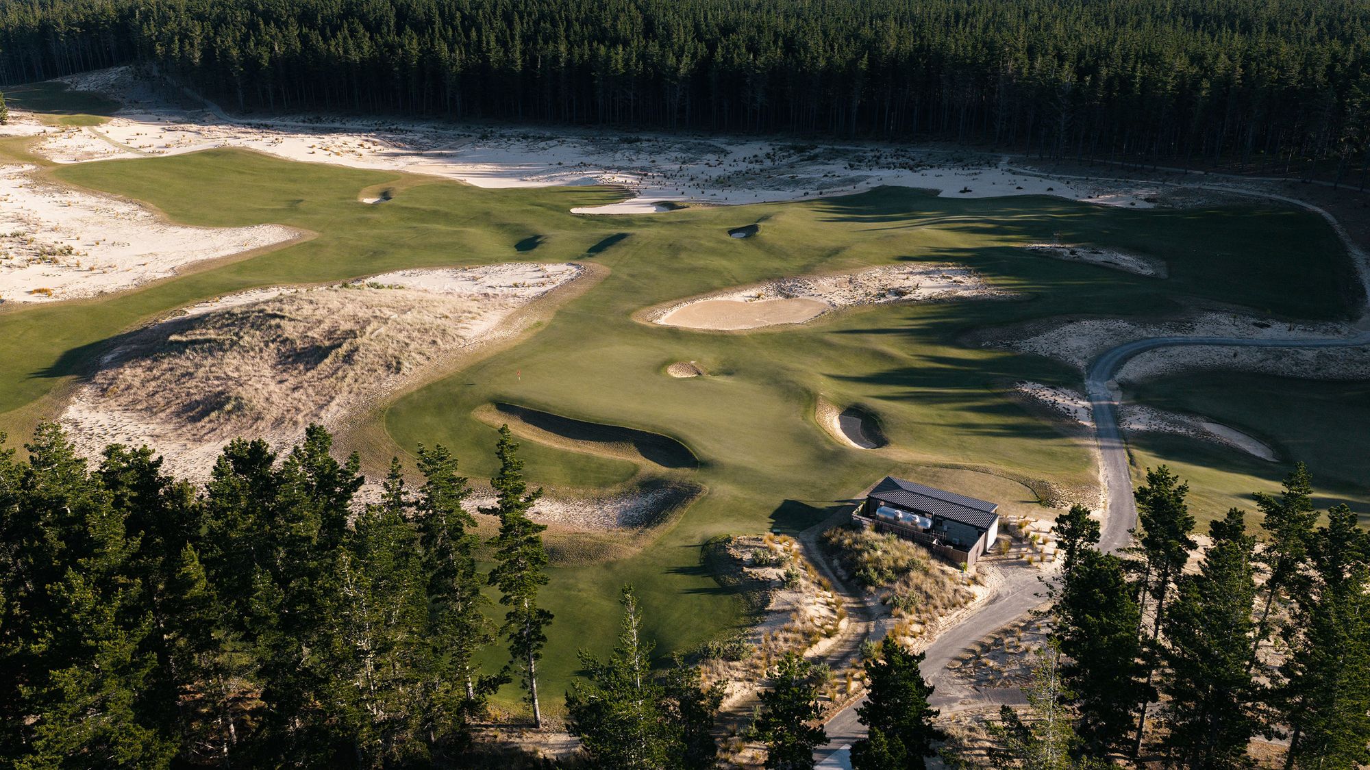 Aerial of Nos. 14 and 15 at Te Arai North